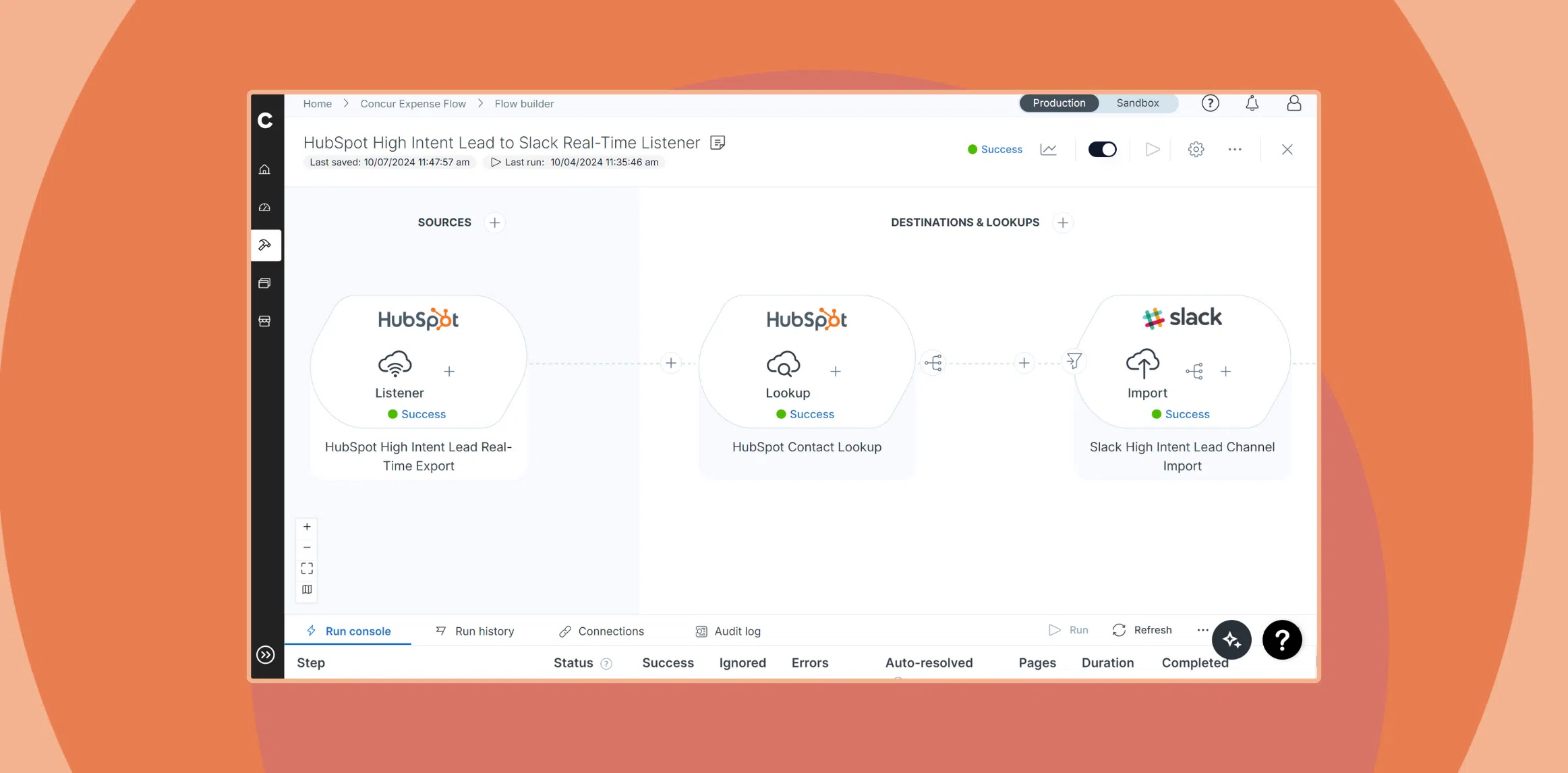 Real-time lead handoff with webhooks